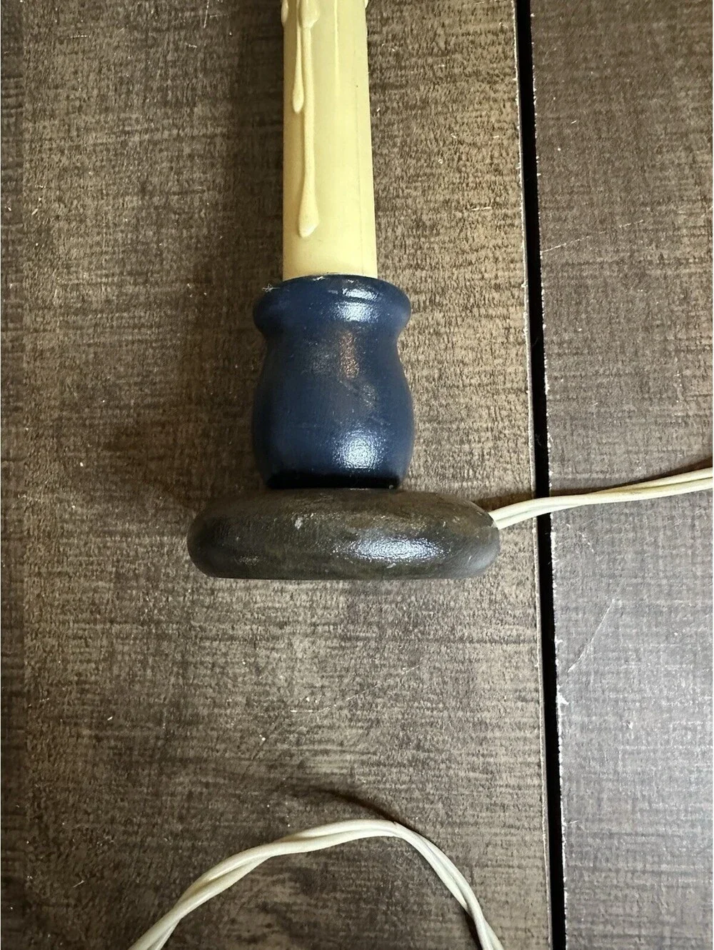 Vintage Electric Candle Lamp with Plug